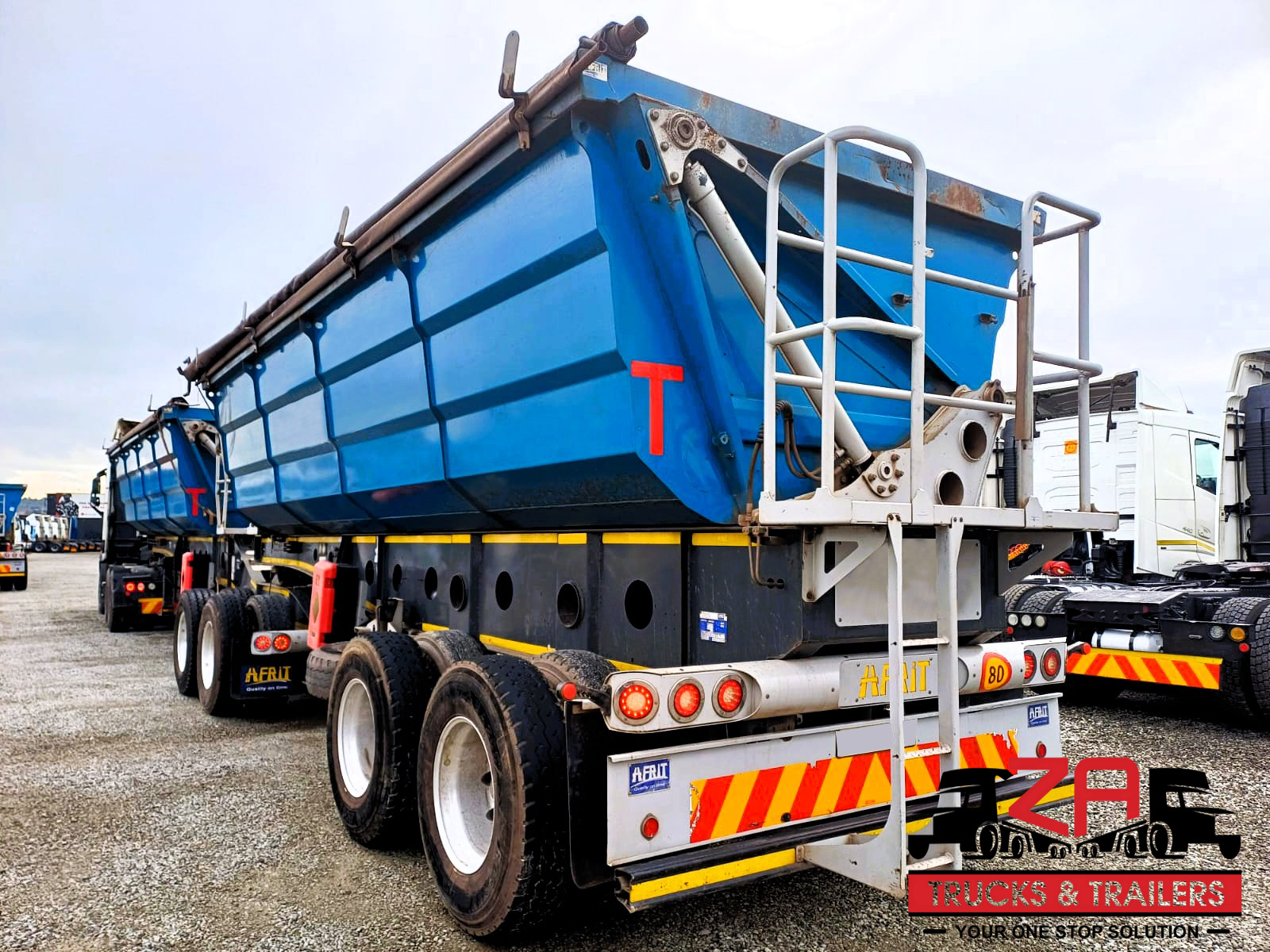 2021 AFRIT 45 CUBE SIDE TIPPER TRAILER #53271